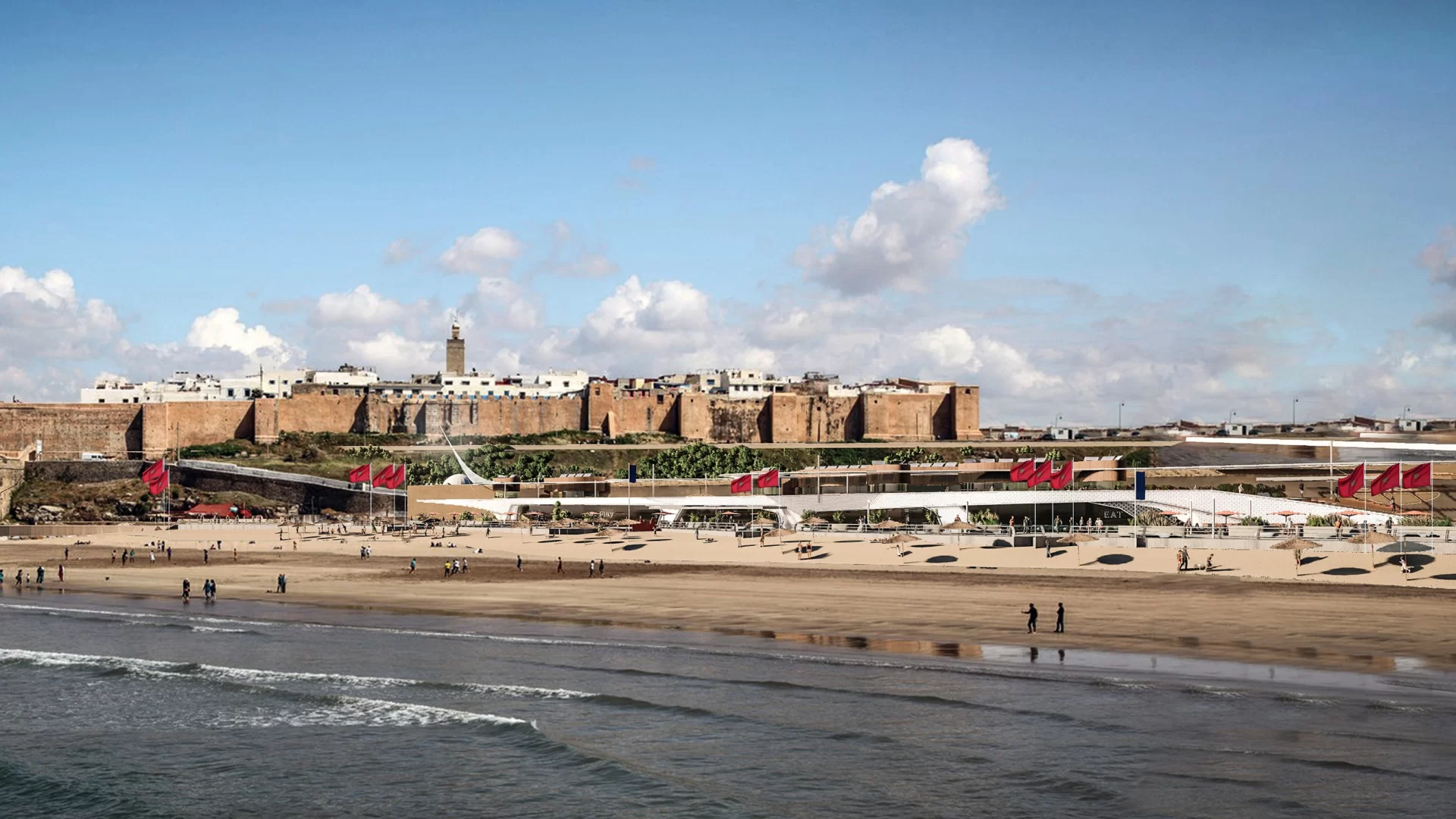 Le Projet de Réaménagement de la Plage de Rabat enfin révélé